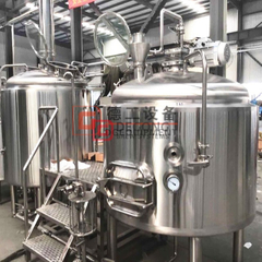 Завершено 1000L Завершено из нержавеющей стали Полуавтоматический коммерческий бар / личная пивоварня использует систему пивоварения